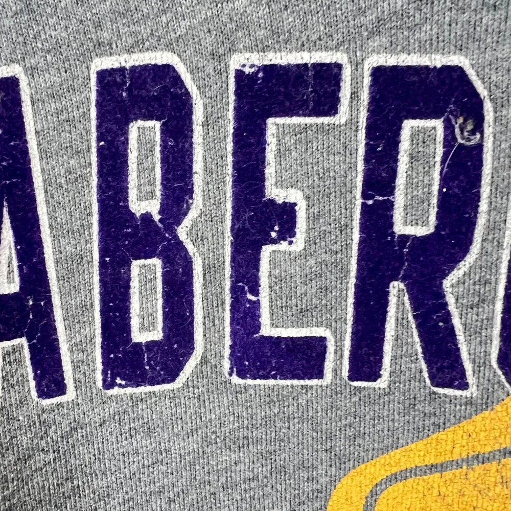 Vtg Abercrombie Fitch Hoodie Men’s XL Spell Out Pullover Gray 90s Y2K Sweatshirt - Picture 8 of 11